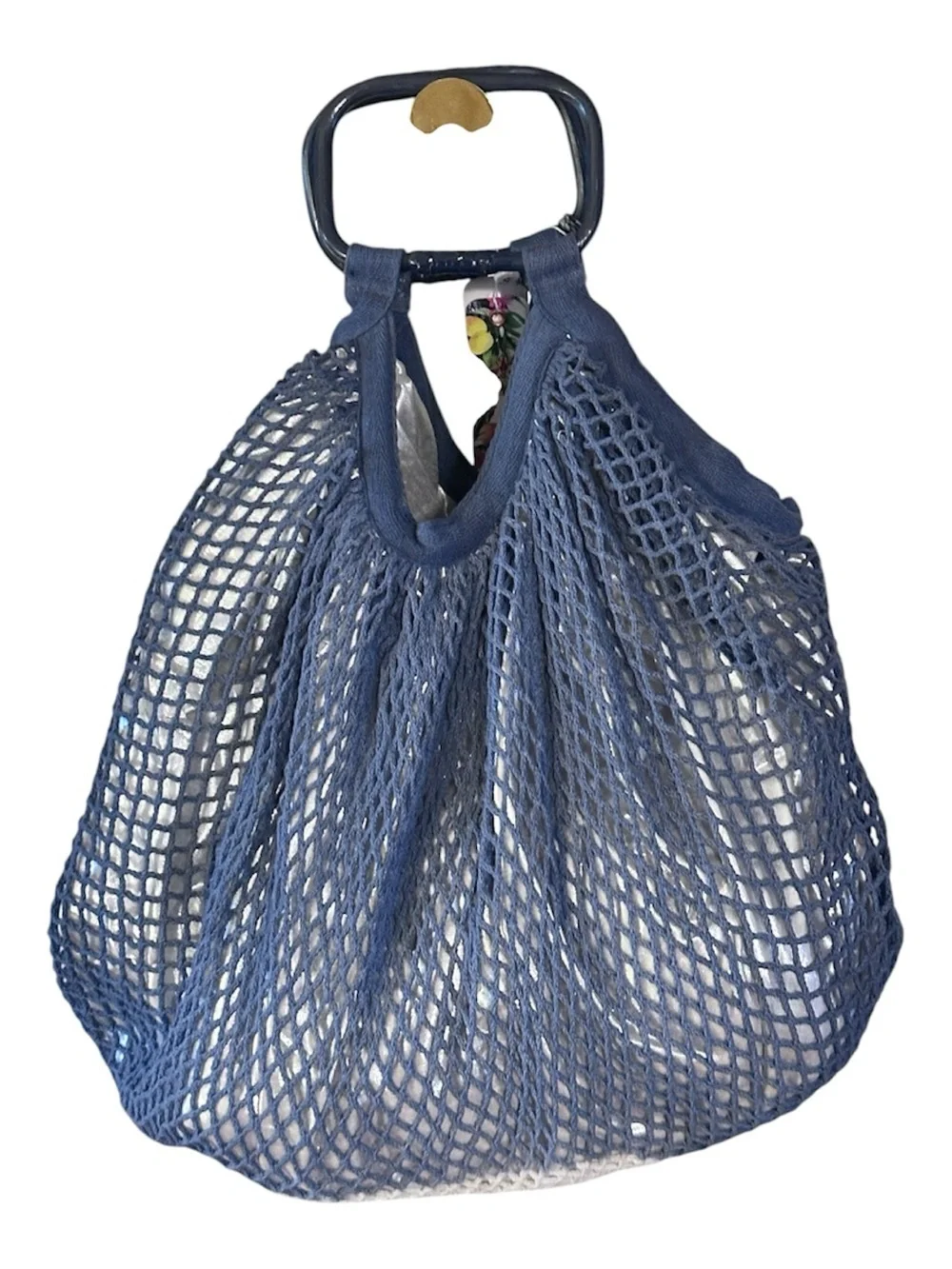 NWT - the America & Beyond Fishnet Handheld Tote Bag.